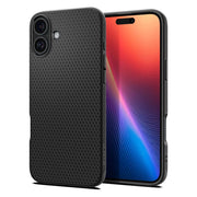 Spigen Liquid Air vāciņš iPhone 16 6,1", matēts melns