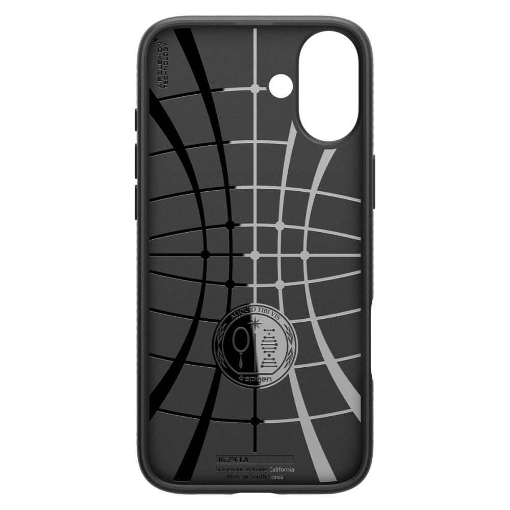 Spigen Liquid Air vāciņš iPhone 16 6,1", matēts melns