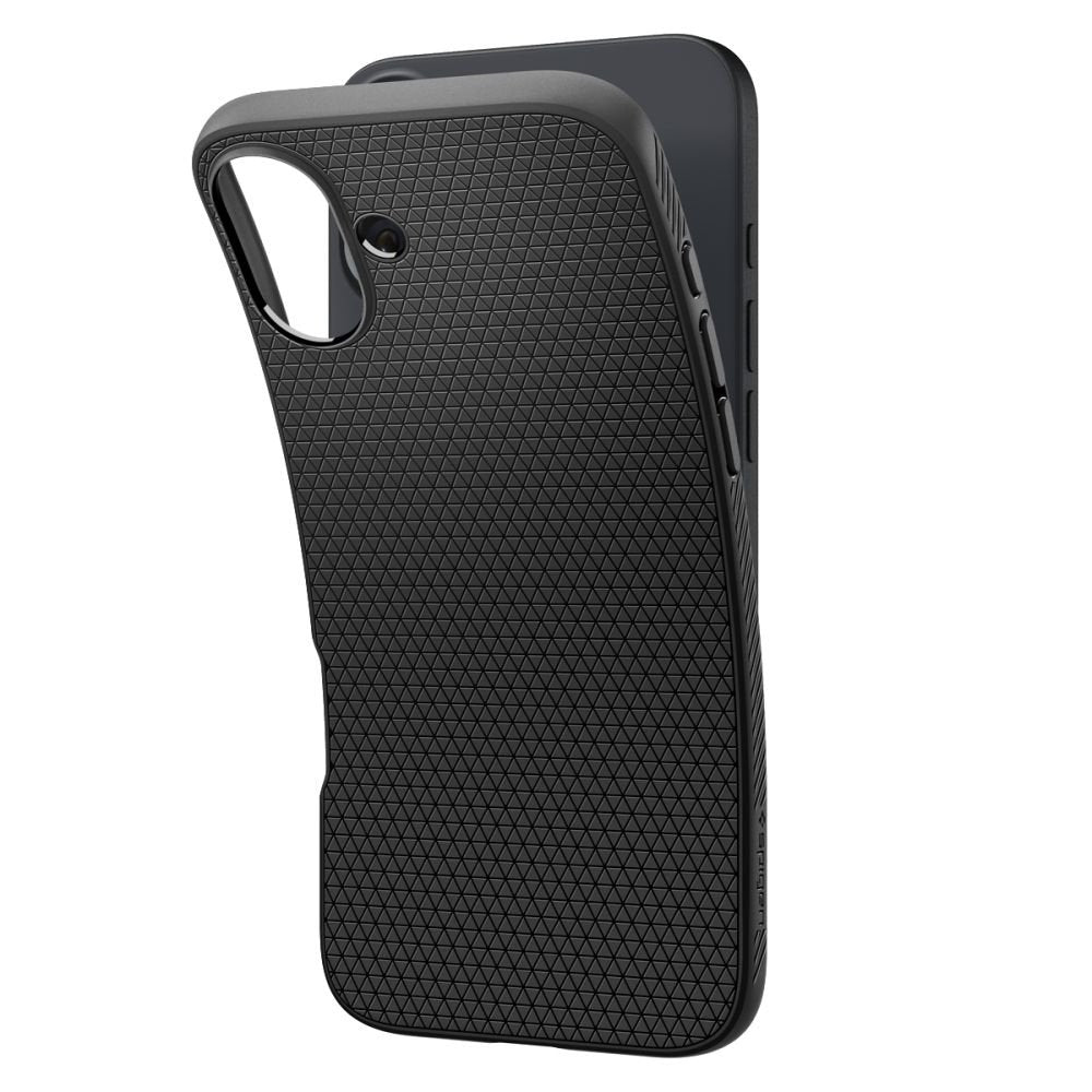 Spigen Liquid Air vāciņš iPhone 16 6,1", matēts melns