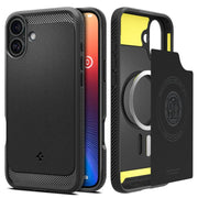 Spigen Rugged Armor MagSafe vāciņš iPhone 16 6,1", matēts melns