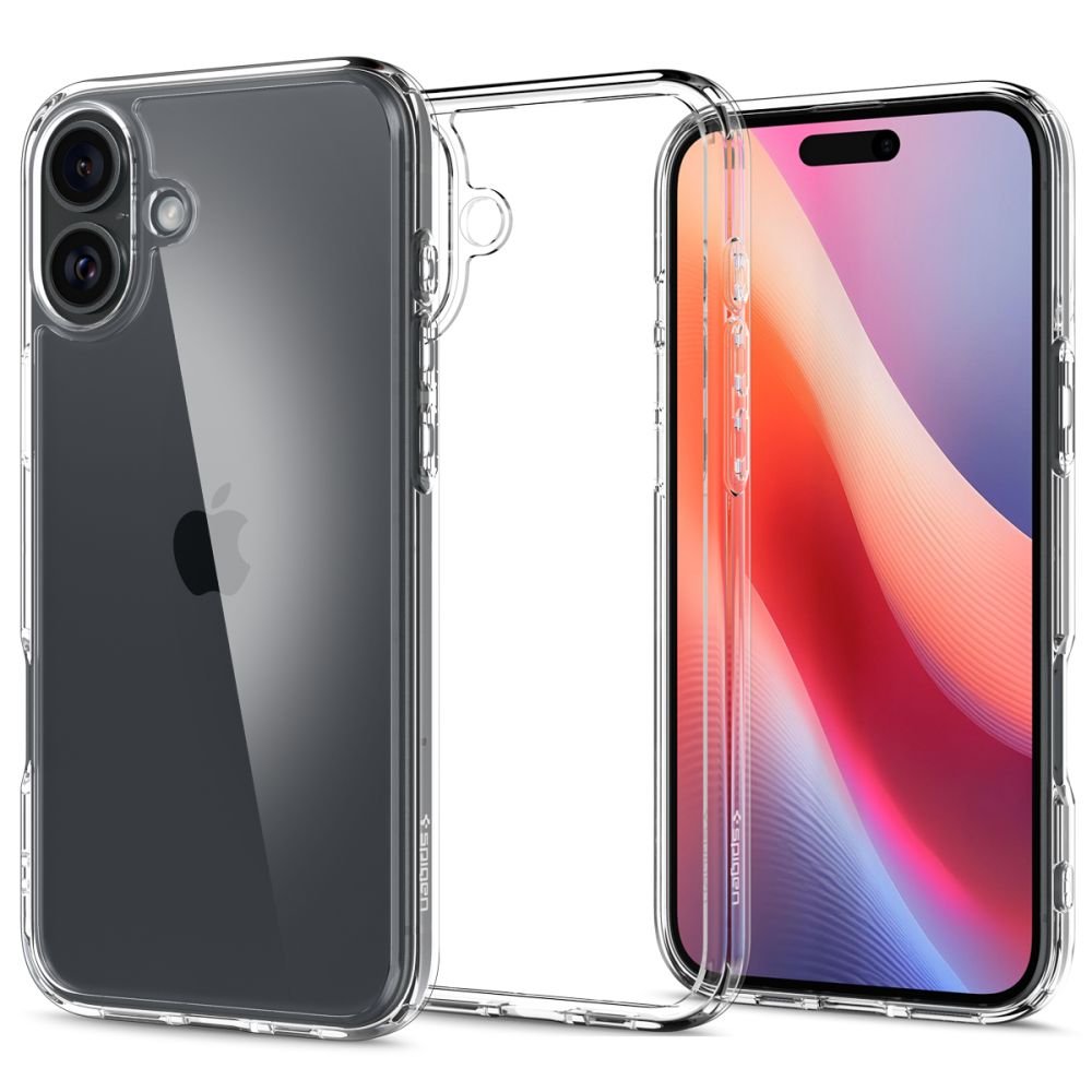 Spigen Ultra Hybrid vāciņš iPhone 16 6,1", caurspīdīgs
