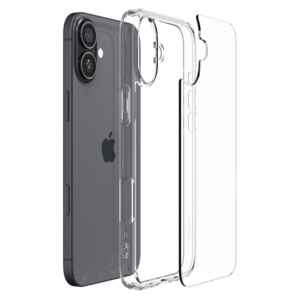 Spigen Ultra Hybrid vāciņš iPhone 16 6,1", caurspīdīgs