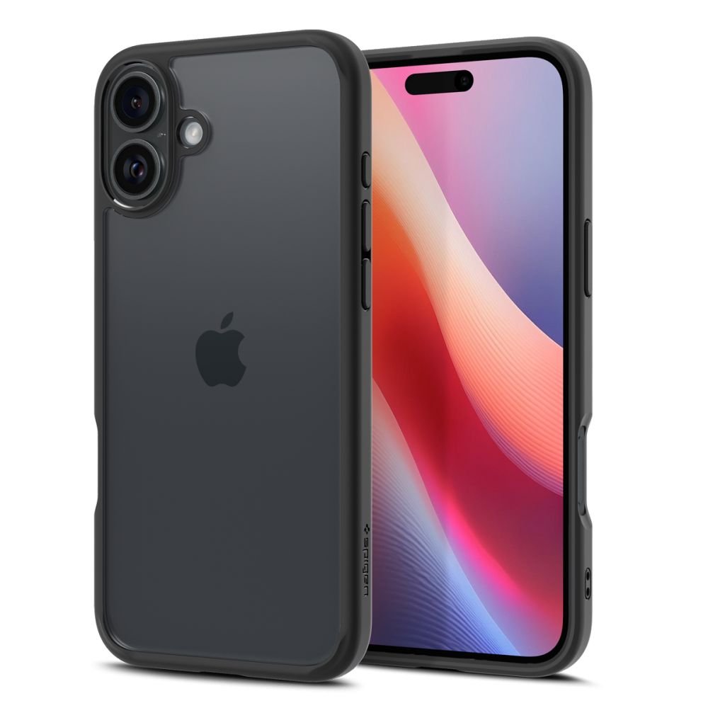 Spigen Ultra Hybrid vāciņš iPhone 16 6,1", matēts melns