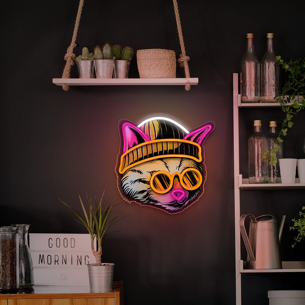 Forever Light gaisma Neon ART LED CAT Dreamer daudzkrāsains FLA04 Forever