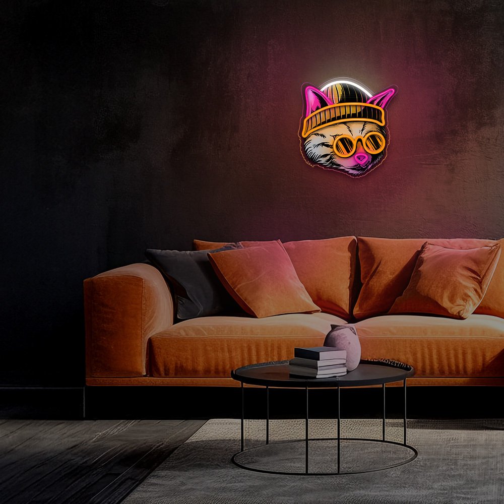 Forever Light gaisma Neon ART LED CAT Dreamer daudzkrāsains FLA04 Forever
