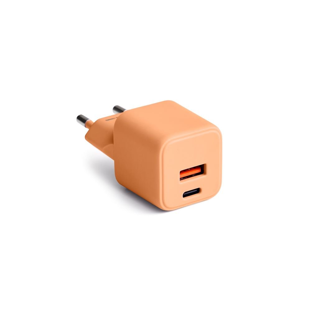 COLORUM tīkla lādētājs USB-A + USB-C PD 30W CLS30-AC-14 x oranžs