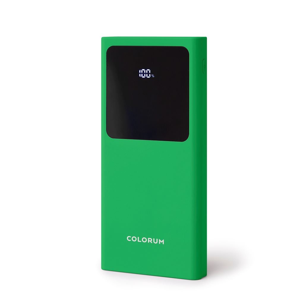 Colorum ārējā baterija 10 000 mAh CPB10-04 x zaļa