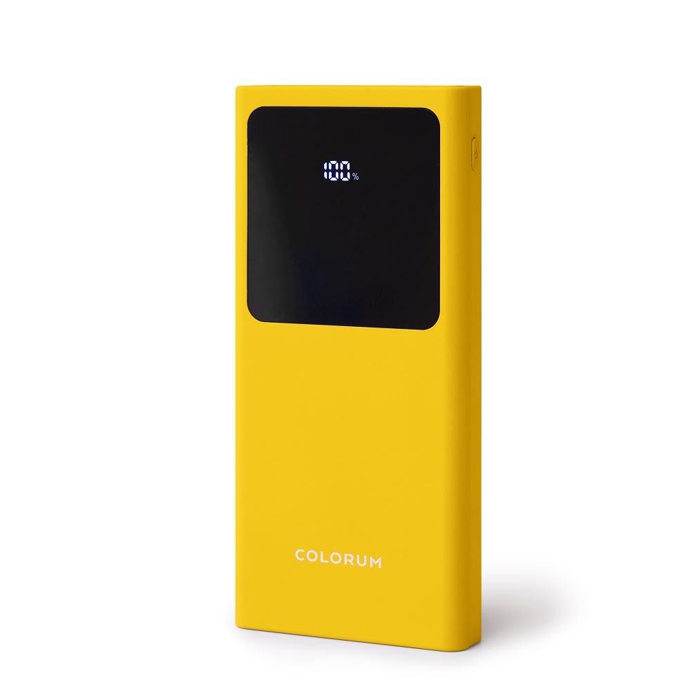 Colorum ārējā baterija 10 000 mAh CPB10-05 x Dzeltena