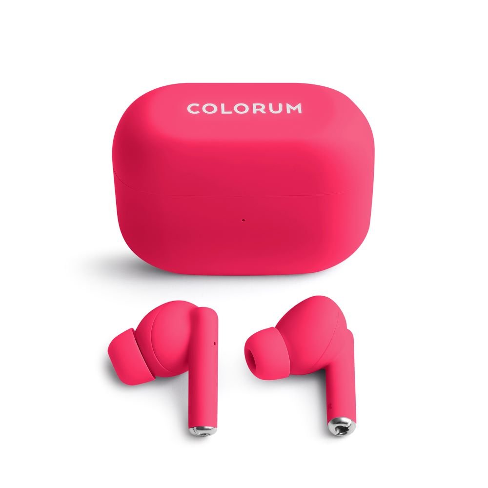 Colorum Bluetooth austiņas TWS CTWS-02 x rozā