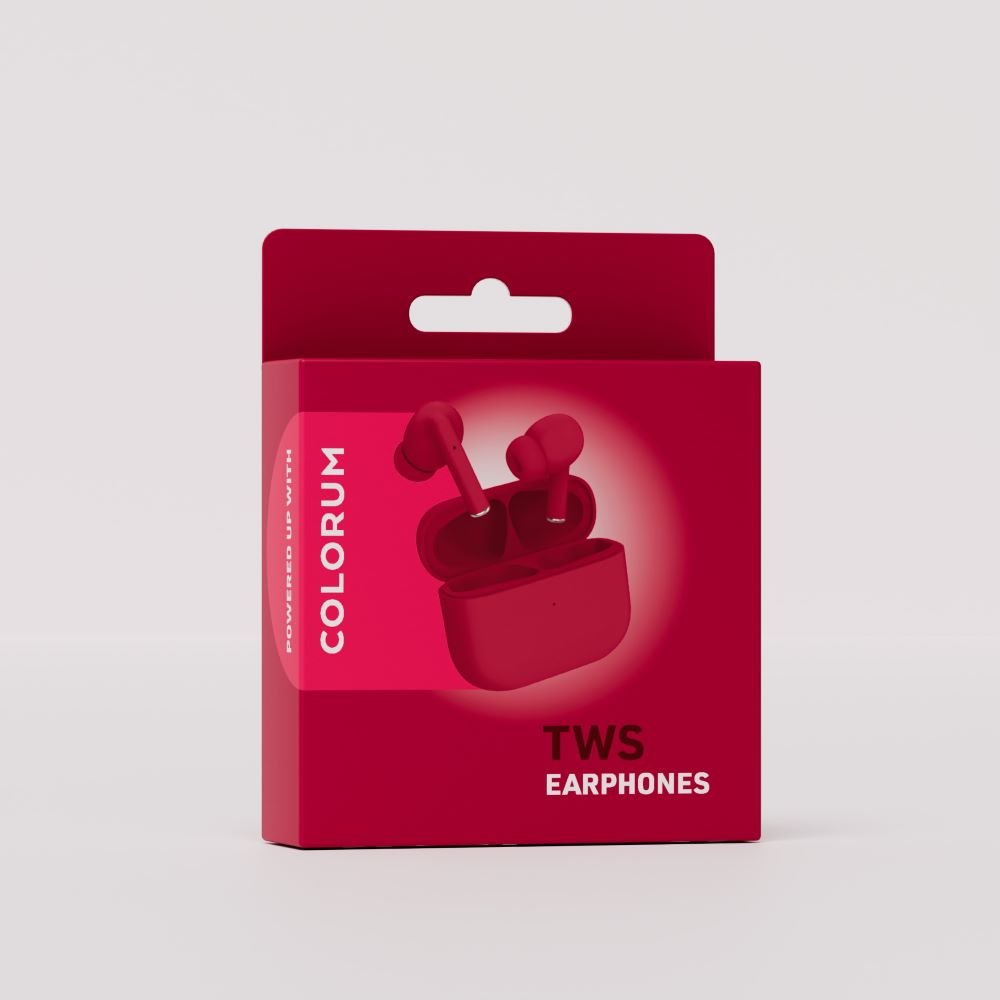 Colorum Bluetooth austiņas TWS CTWS-02 x rozā