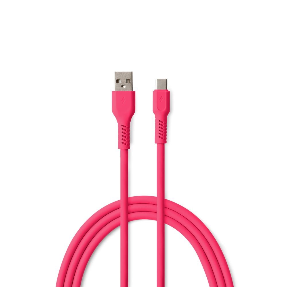 Colorum kabelis USB-A - USB-C 1,8m 3A CK60-AC-02 x rozā