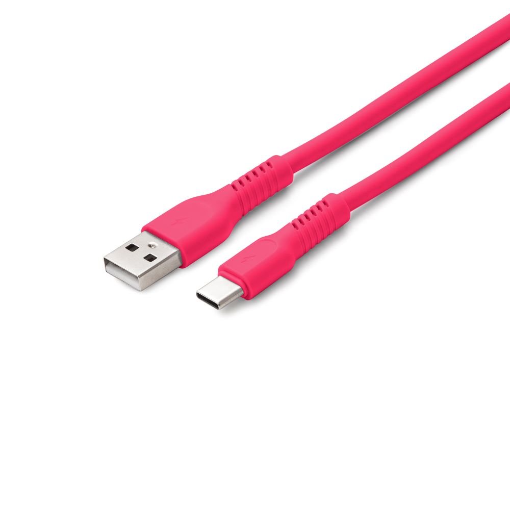 Colorum kabelis USB-A - USB-C 1,8m 3A CK60-AC-02 x rozā