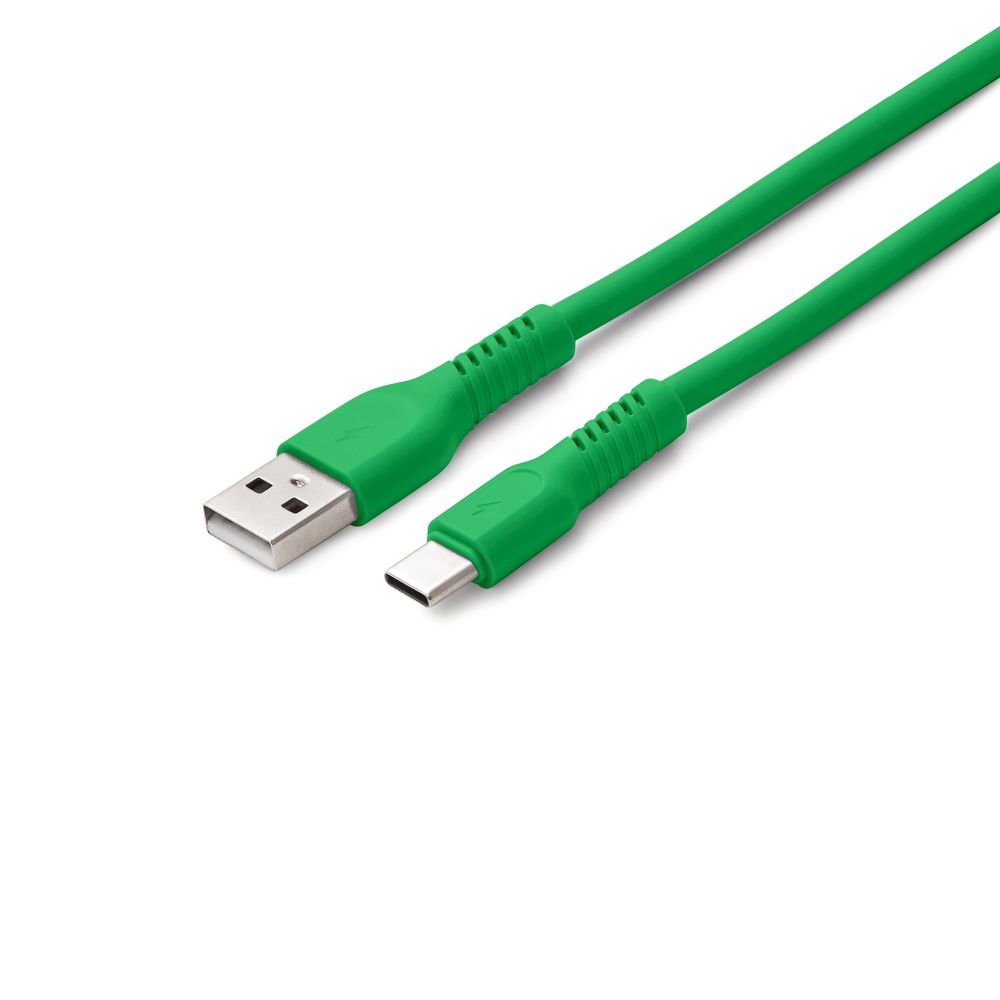 Colorum kabelis USB-A - USB-C 1,8m 3A CK60-AC-04 x zaļš