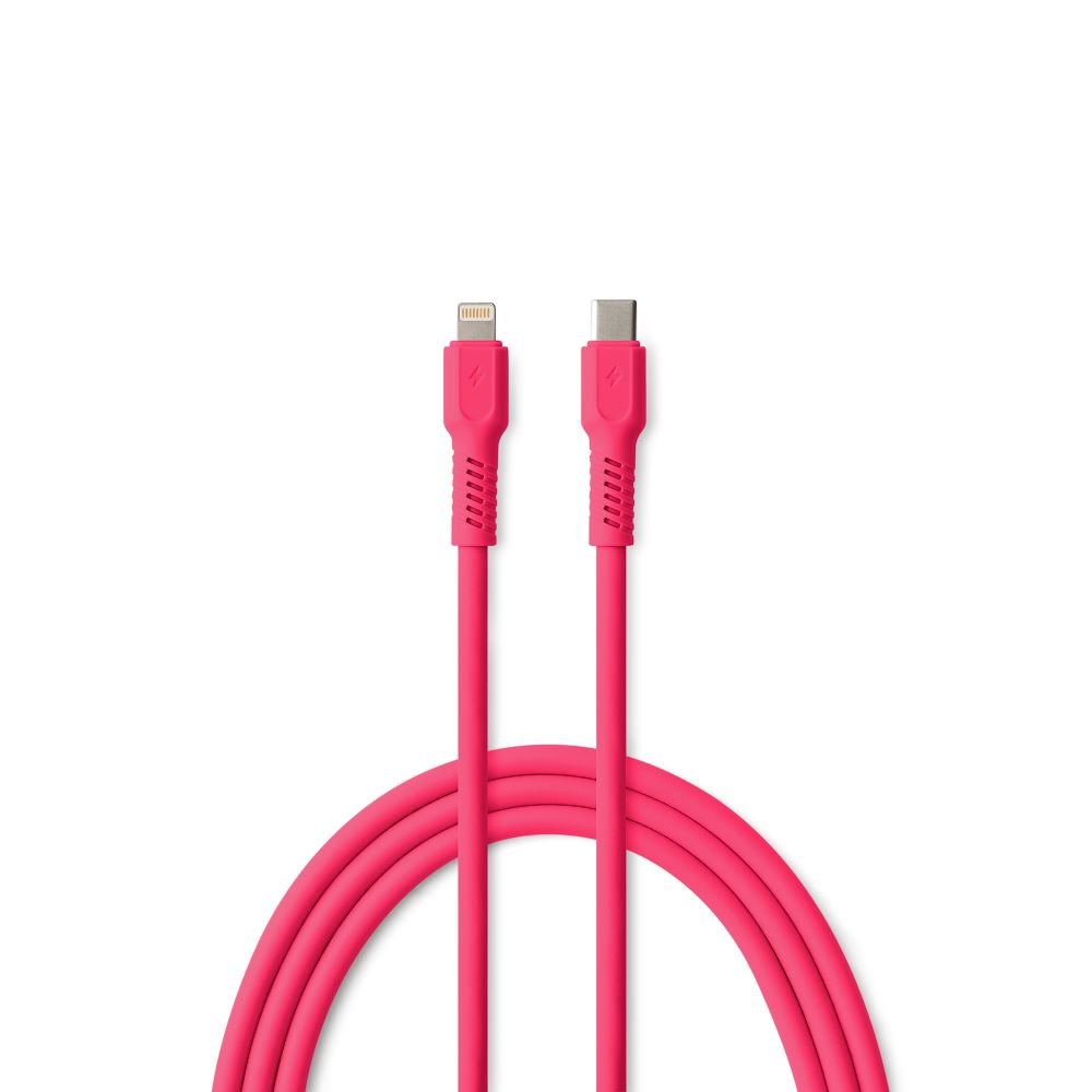 Colorum kabelis USB-C - Lightning 1,8m 2,4A CK12-CL-02 x rozā
