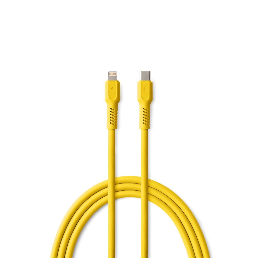 Colorum kabelis USB-C - Lightning 1,8m 2,4A CK12-CL-05 x dzeltens
