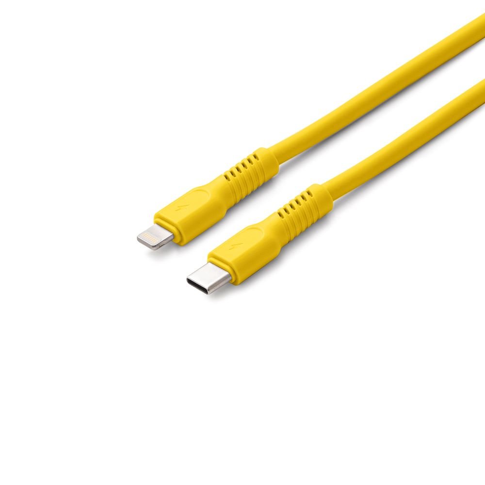 Colorum kabelis USB-C - Lightning 1,8m 2,4A CK12-CL-05 x dzeltens