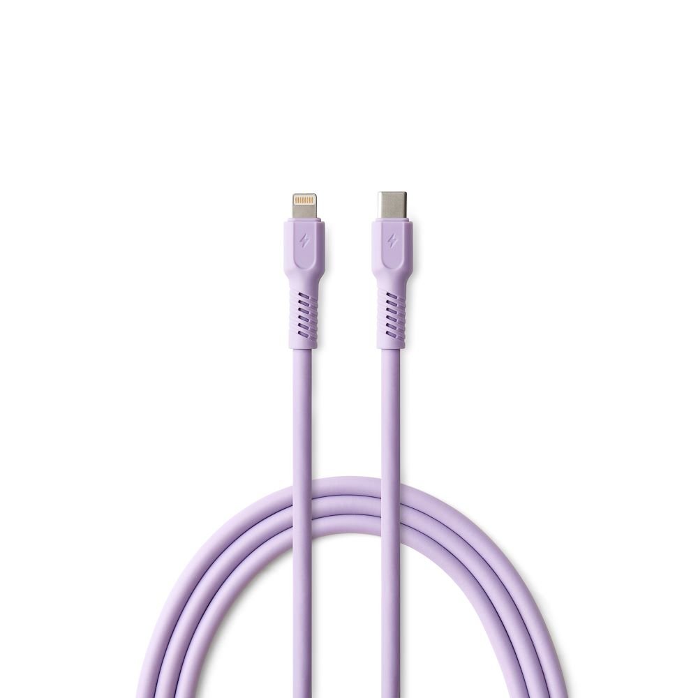 Colorum kabelis USB-C - Lightning 1,8m 2,4A CK12-CL-09 x violets
