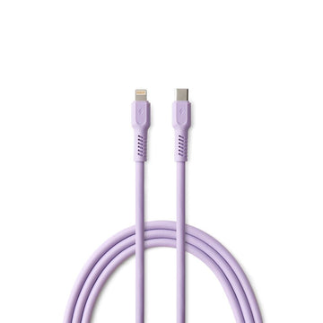 Colorum kabelis USB-C - Lightning 1,8m 2,4A CK12-CL-09 x violets