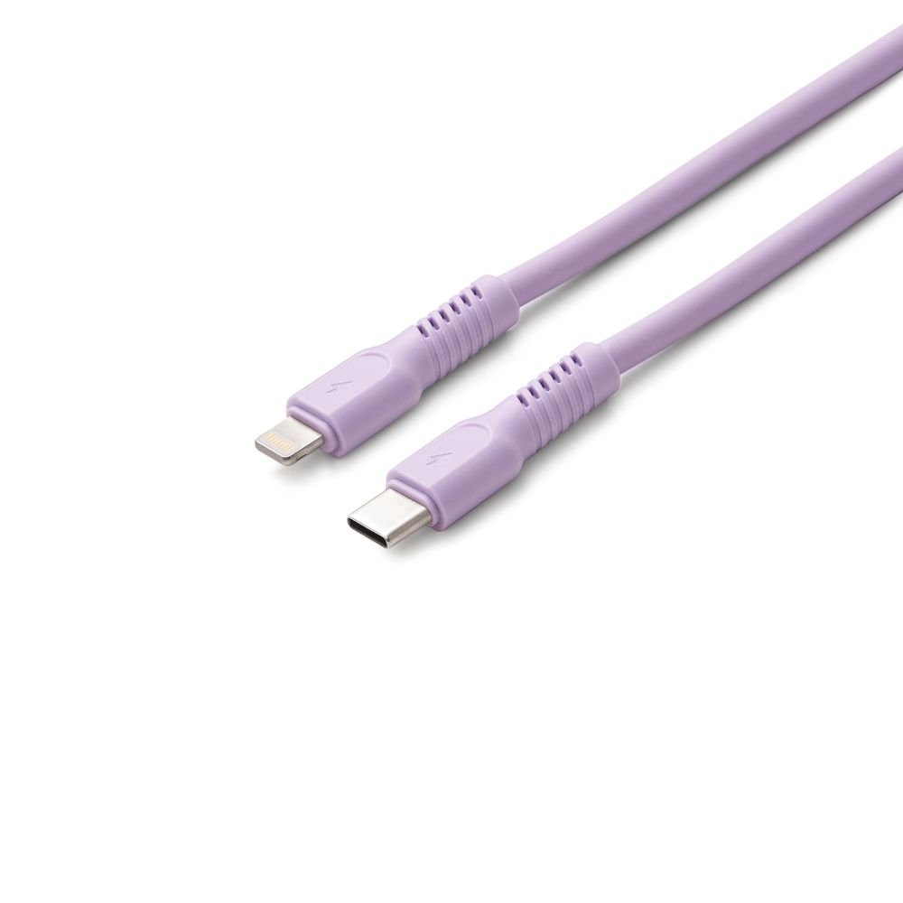 Colorum kabelis USB-C - Lightning 1,8m 2,4A CK12-CL-09 x violets