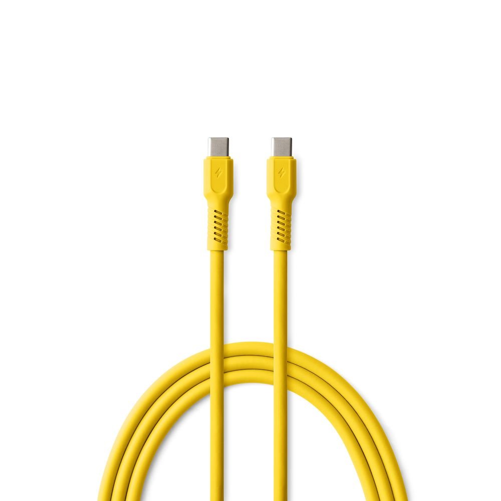 Colorum kabelis USB-C - USB-C 1,8m 3A CK60-CC-05 x dzeltens