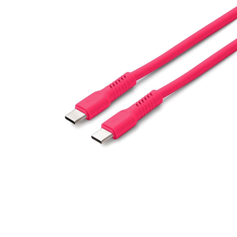 Colorum kabelis USB-C - USB-C 1,8m 3A CK60-CC-02 x rozā
