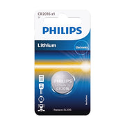 PHILIPS baterija CR2016 pogu baterijas Lithium 1gab blisteris