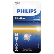 PHILIPS baterija LR44/LR1154 pogu baterijas Alkaline 1gab blisteris