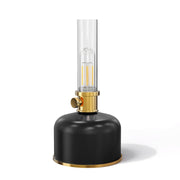 Forever Light Retro petrolejas LED lampa FLR-25, melna