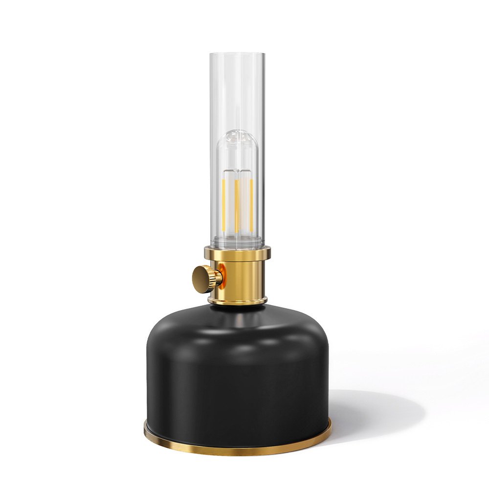 Forever Light LED lampa Retro Petroleum melna FLR-25
