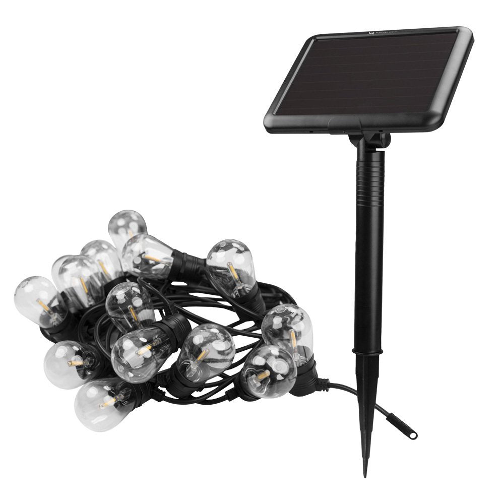 Forever Light LED ar saules uzlādi virtene SUNARI FLS-60 7,5m 10 spuldzes IP44
