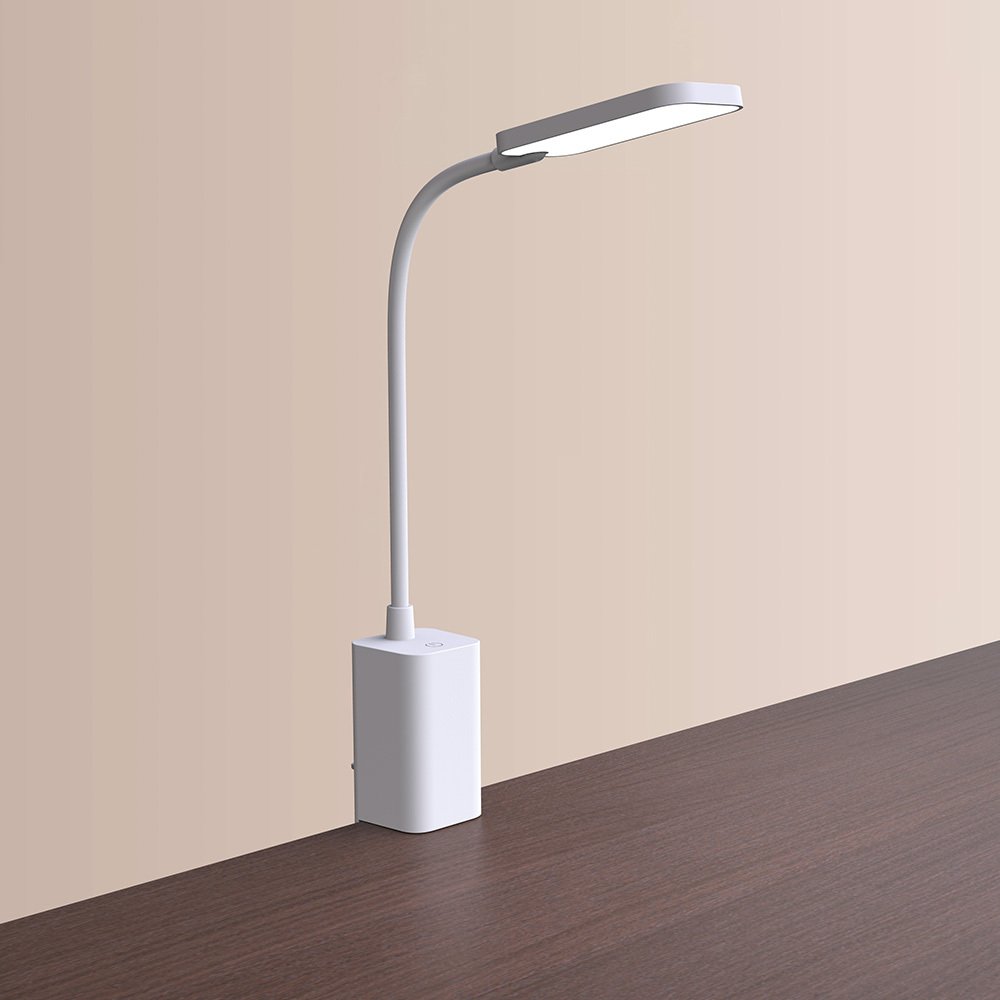 Forever Light LED lampa galda 6W ar clip Pure FLB-10 Kirsten balta