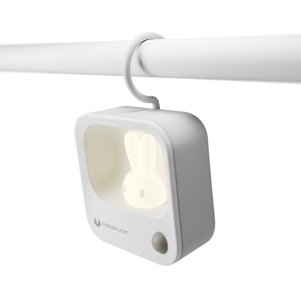 LED BUNNY nakts lampa PURE FLC-10 LEA PIR balta 500mAh Forever Light
