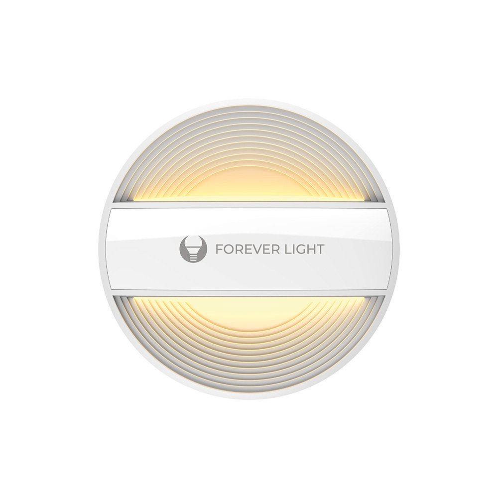 LED nakts lampa apaļa PURE FLC-20 ALMA PIR balta 500mAh Forever Light