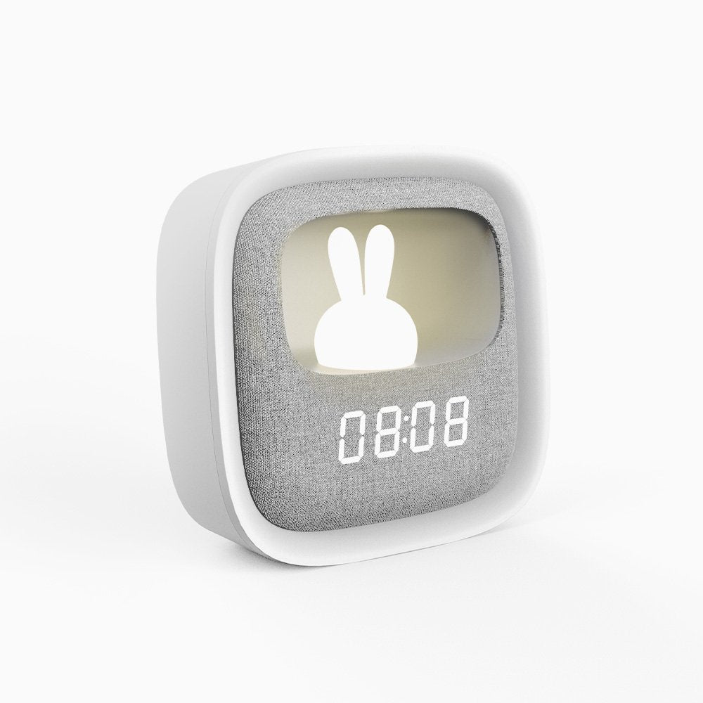 Modinātājpulkstenis ar nakts gaismu LED “Bunny” PURE FNL-06 AURORA balts Forever Light