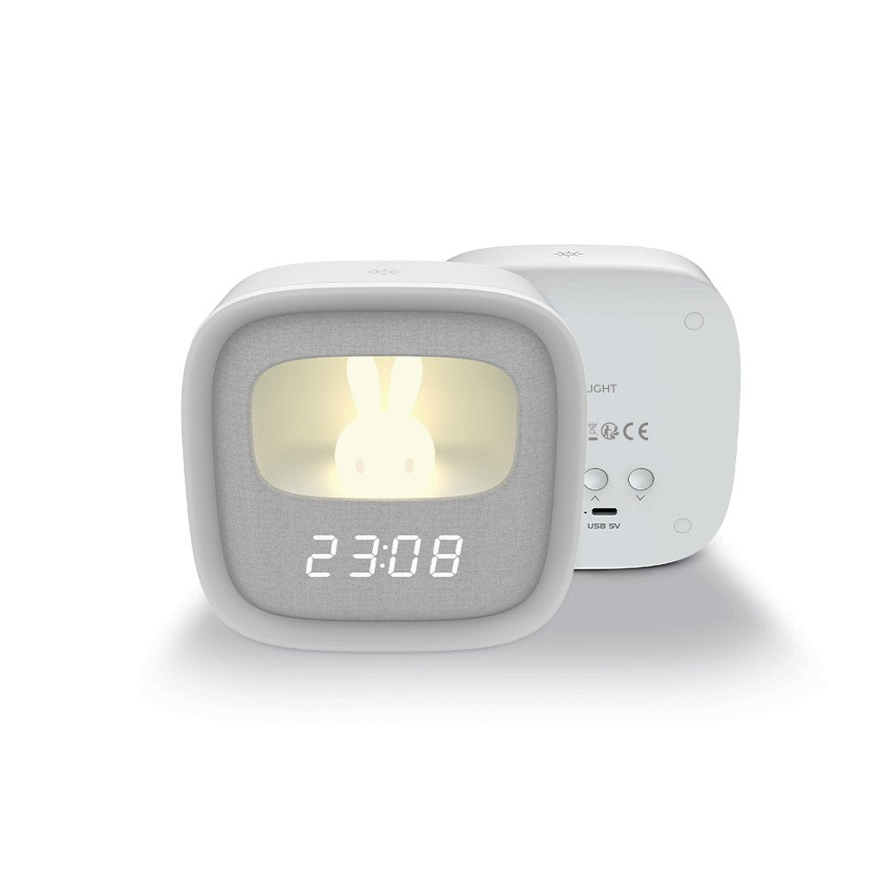 Modinātājpulkstenis ar nakts gaismu LED “Bunny” PURE FNL-06 AURORA balts Forever Light