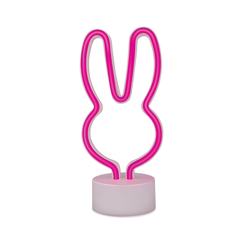 Forever Light statīvs Neon LED on Rabbit rozā USB-C FSC-10