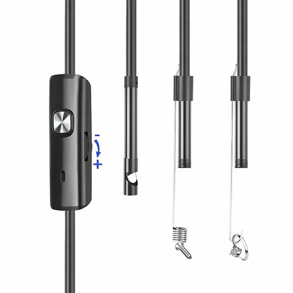 Endoskopa kamera ar 3,5 m objektīvu, 8/7/5,5 mm USB-C/Micro-USB LTC