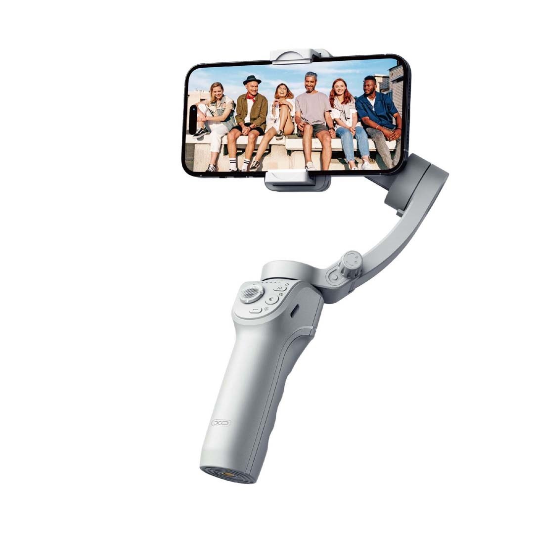 XO Bluetooth selfija kāts gimbal trīskājis SS17, pelēks