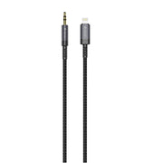 Devia audio kabelis Ipure EC619 Lightning - ligzda 3,5 mm 1,0 m melns
