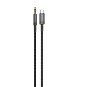 Devia audio kabelis Ipure EC620 USB-C - 3,5 mm ligzda 1,0 m melns