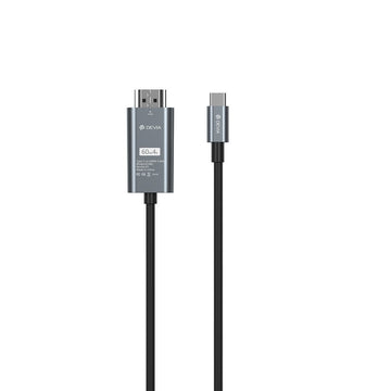 Devia kabelis Storm EC084 USB-C - HDMI 4K 60 Hz 2,0 m melns