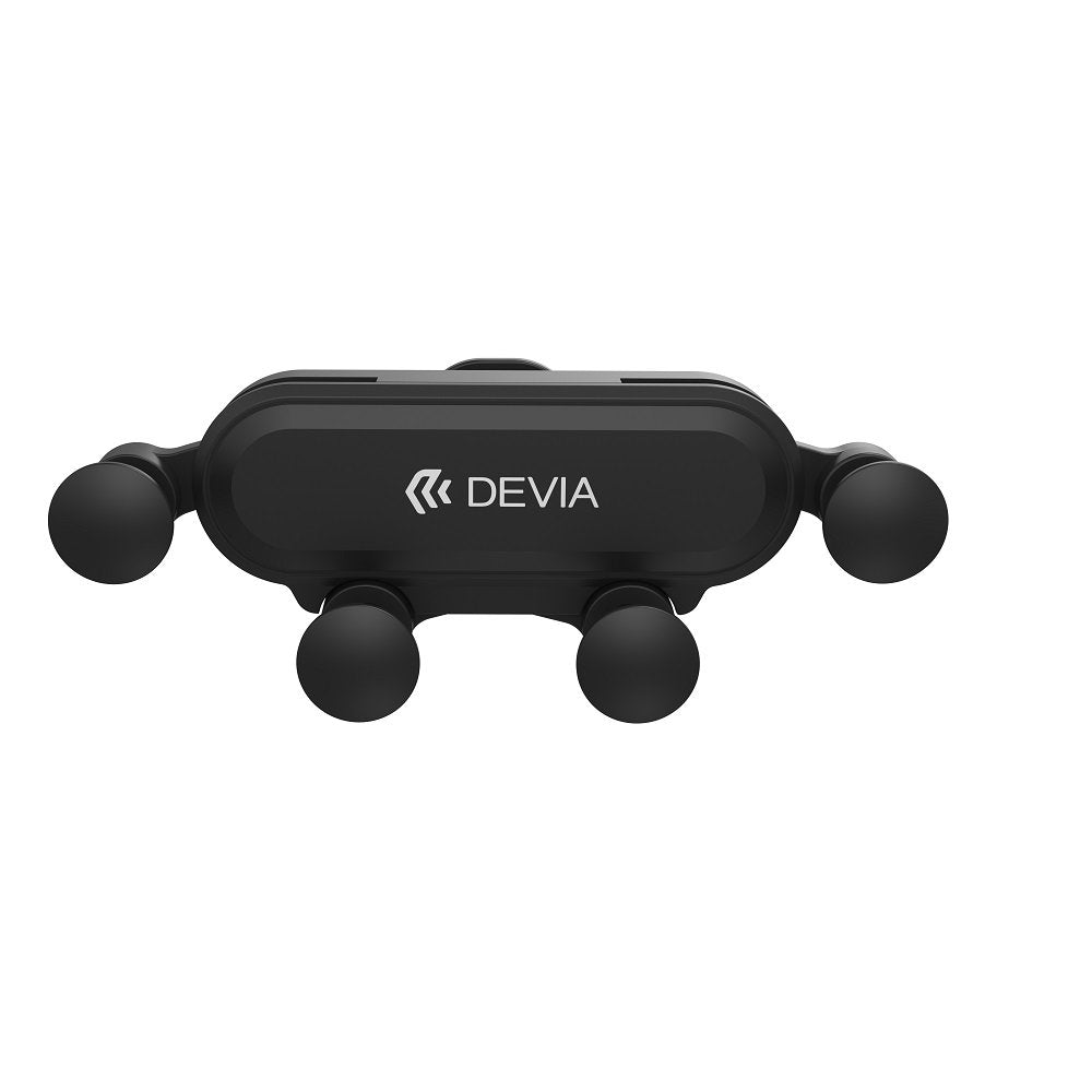 Devia auto turētājs Kintone ES071 gravitātes ventilācijas restē, melns