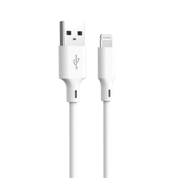 Forever Recycling kabelis USB-A - Lightning 1,5m 2,4A HDKR12-AL-00, balts