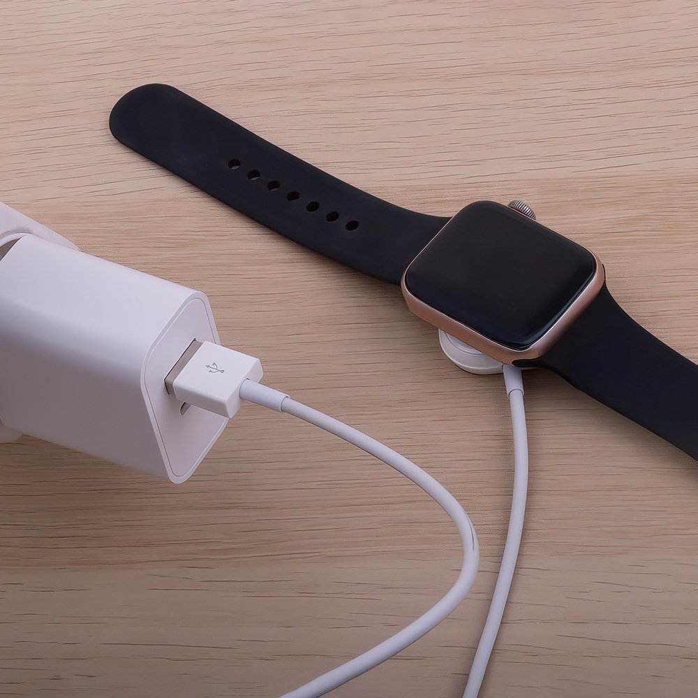 Forever bezvadu lādētājs MASM-100 AppleWatch 3W, balts