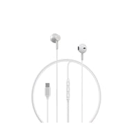 Devia vadu austiņas Smart M2 digitāls metāla USB-C, sudrabainas