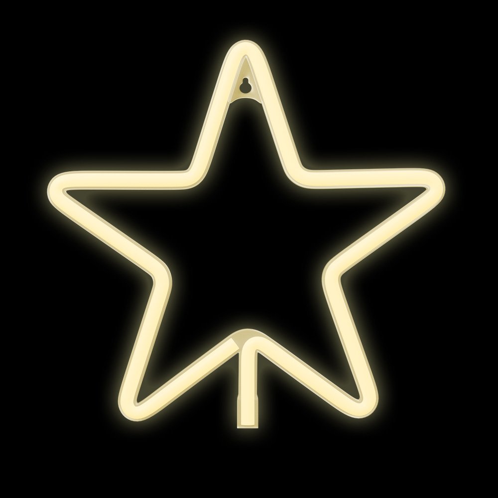 Forever Light gaisma Neon LED Christmas Pentastar silti balta FLNE22 Forever