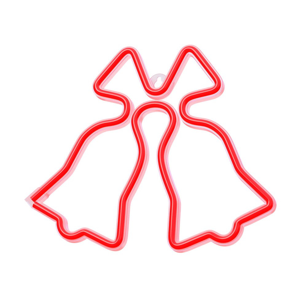 Forever Light gaisma Neon LED Christmas Bells sarkans FLNE17 Forever