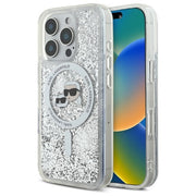 Karl Lagerfeld MagSafe vāciņš iPhone 16 Pro Max 6,9", caurspīdīgs (KLHMP16XLGKCSGH)