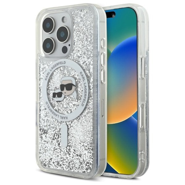 Karl Lagerfeld MagSafe vāciņš iPhone 16 Pro Max 6,9", caurspīdīgs (KLHMP16XLGKCSGH)