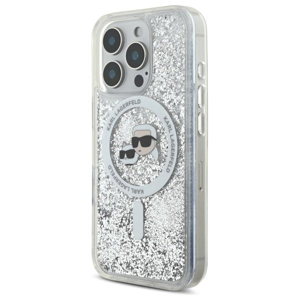 Karl Lagerfeld MagSafe vāciņš iPhone 16 Pro Max 6,9", caurspīdīgs (KLHMP16XLGKCSGH)